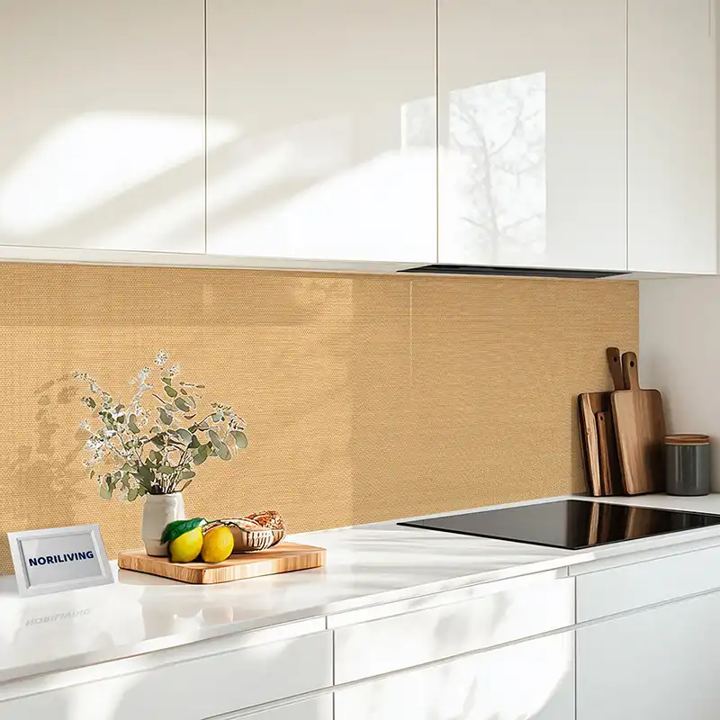 Küchenrückwand Alu 1-4 teilig Gewebestruktur Beige 2260 Küchenrückwand Alu 1-4 teilig Gewebestruktur Beige 2260