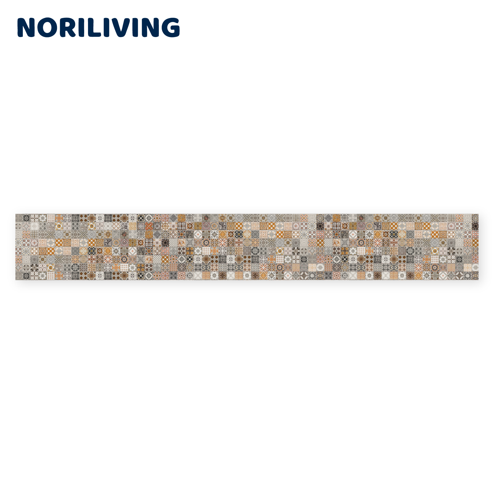Dekorfliese mit Mosaikmuster - Noriliving Bunte Dekorfliese mit komplexem Mosaikmuster von Noriliving