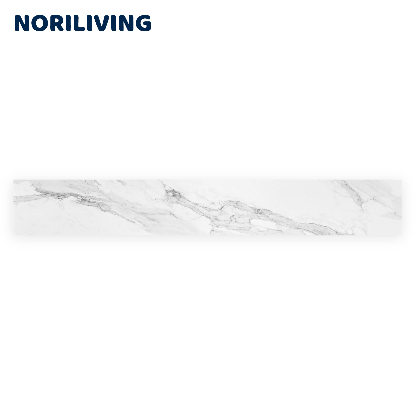 Küchenrückwand aus weißem Marmorlook von NORILIVING Lange weiße Küchenrückwand mit Marmoroptik von NORILIVING