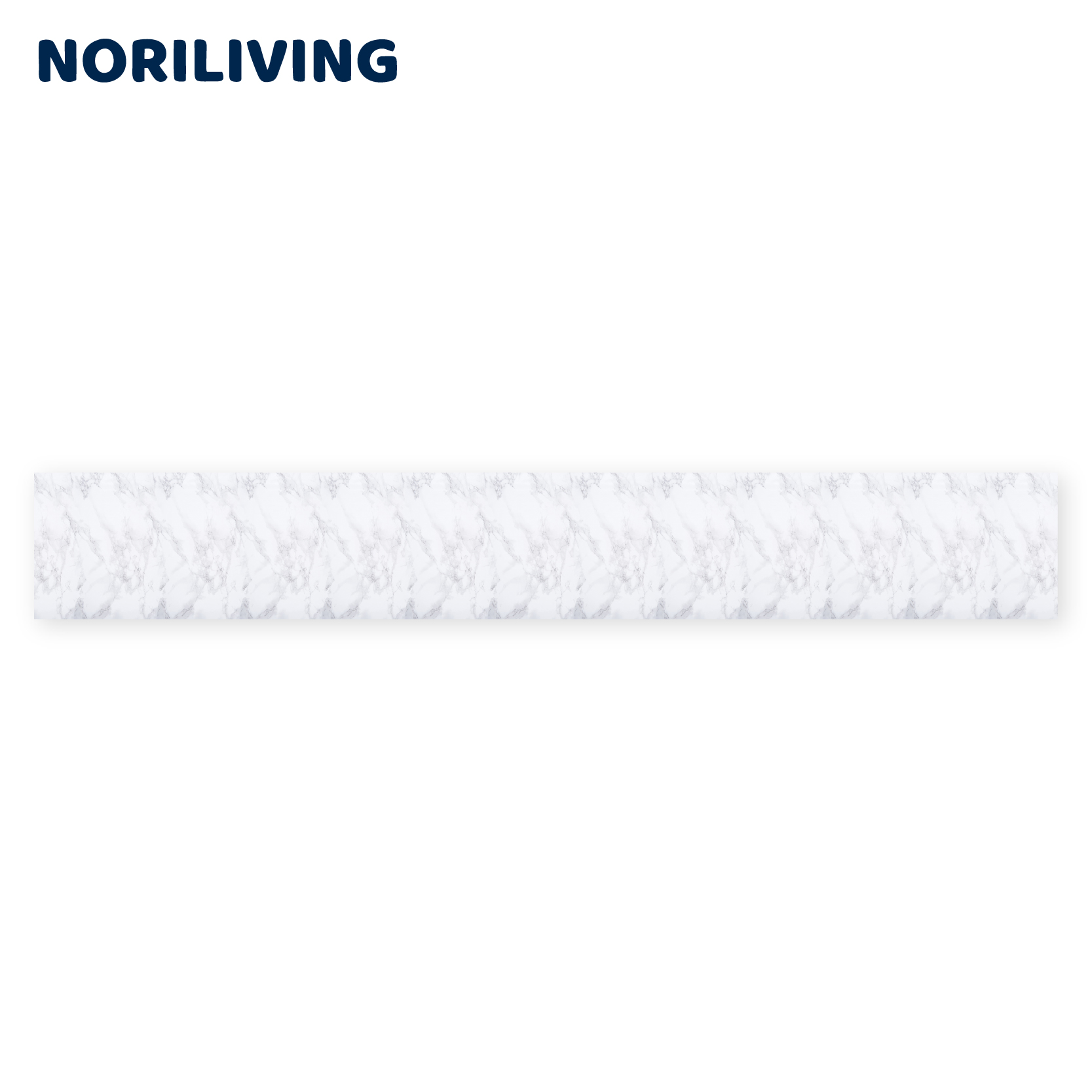 Selbstklebende Tapetenrolle mit Marmor-Design von NORILIVING NORILIVING selbstklebende Tapetenrolle mit weißem Marmor-Muster