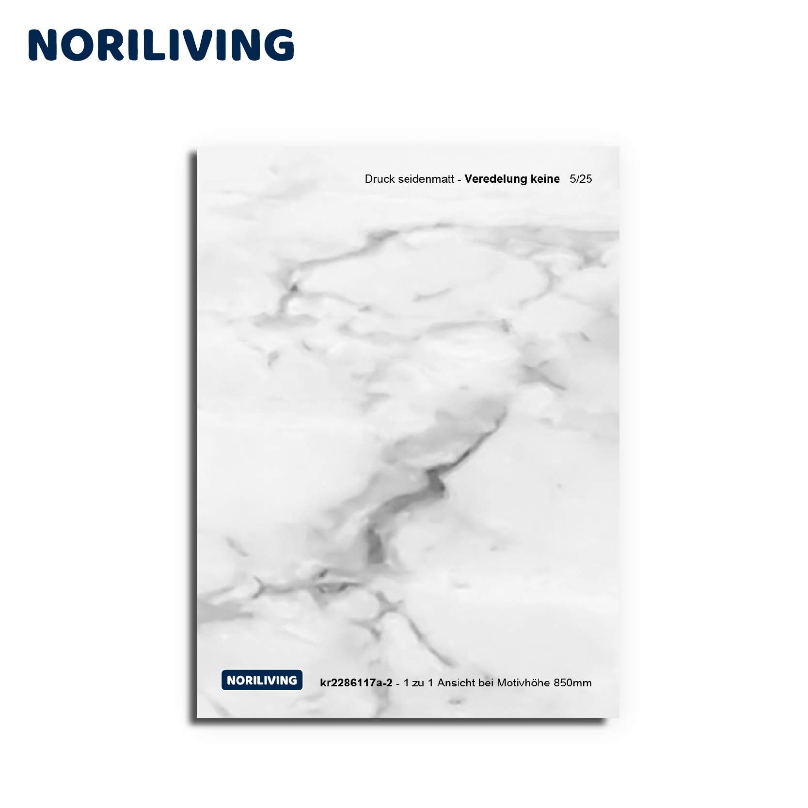 Noriliving Druck seidenmatt ohne Veredelung – Marmoroptik Poster Marmoroptik Poster seidenmatt von Noriliving, 850mm Höhe, kein Veredelungseffekt