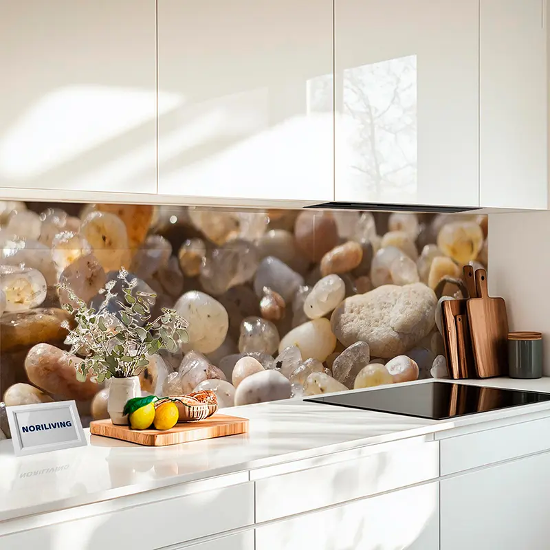 Küchenrückwand Alu Sandkörner am Strand 719