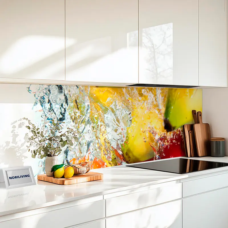 Fliesenspiegel Alu Frische Früchte im Wasser 388