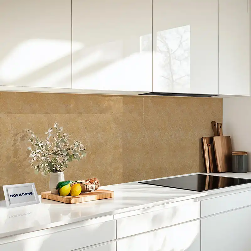 Küchenrückwand Echtglasoptik Profiline Stein beige 883 Küchenrückwand Echtglasoptik Profiline Stein beige 883